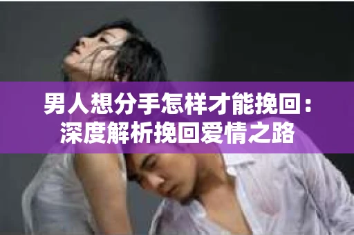 男人想分手怎样才能挽回：深度解析挽回爱情之路