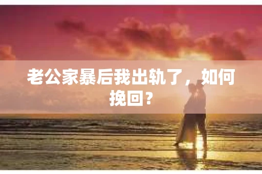 老公家暴后我出轨了，如何挽回？
