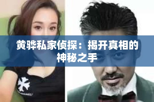黄骅私家侦探：揭开真相的神秘之手
