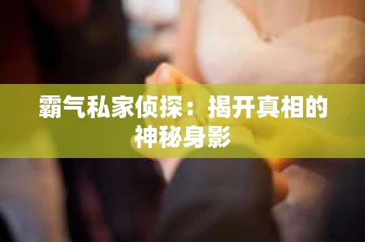 霸气私家侦探：揭开真相的神秘身影