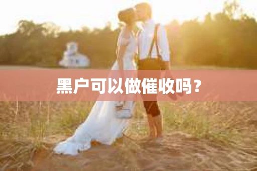 黑户可以做催收吗？