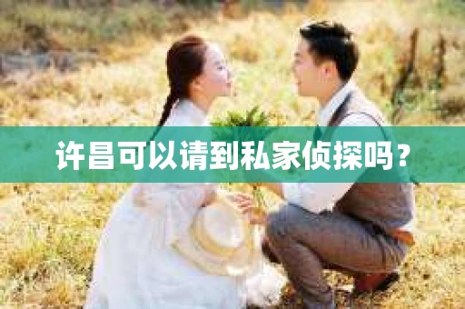 许昌可以请到私家侦探吗？