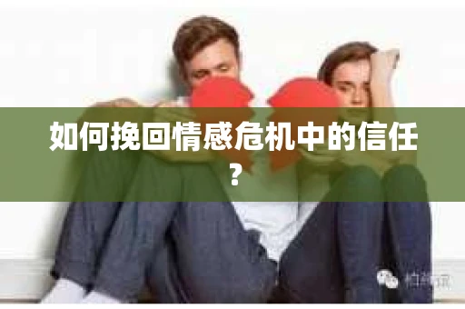 如何挽回情感危机中的信任？