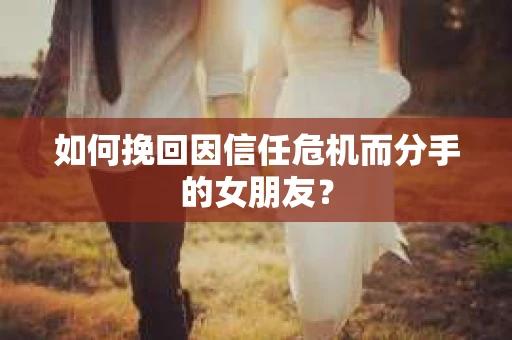 如何挽回因信任危机而分手的女朋友？