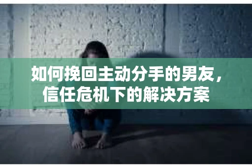 如何挽回主动分手的男友，信任危机下的解决方案