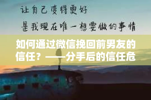 如何通过微信挽回前男友的信任？——分手后的信任危机解决方案